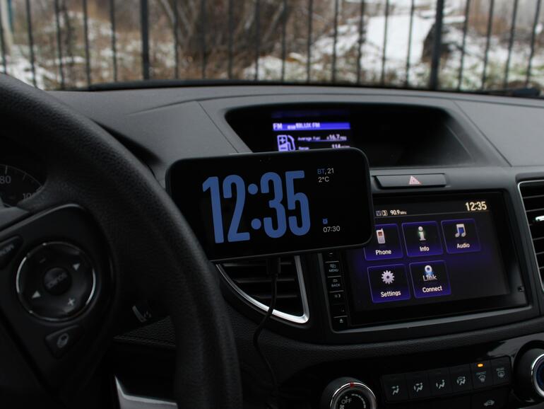 Das iPhone im Auto – vielleicht alles, was von Project Titan übrigbleibt.