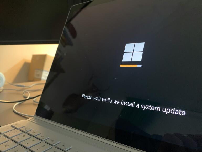 Irgendwann werden die Updates abgeschlossen sein. Irgendwann…