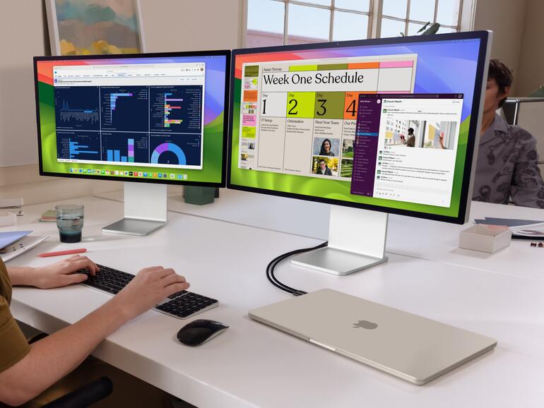 Das MacBook Air mit M3-Chip unterstützt jetzt zwei externe Displays, wenn es geschlossen ist.