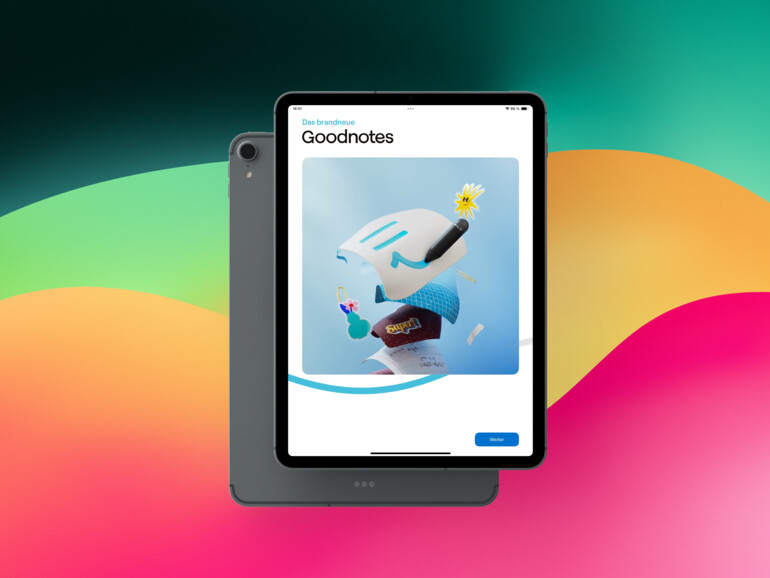 GoodNotes ist eine gute Alternative zur Notizen-App, kostet aber rund 11 Euro im Jahr.