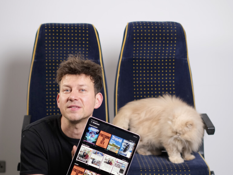 Liest sich gut: Readly läuft auf Smartphone, Tablet und Desktop und man hat den internationalen Bahnhofskiosk immer mit dabei.