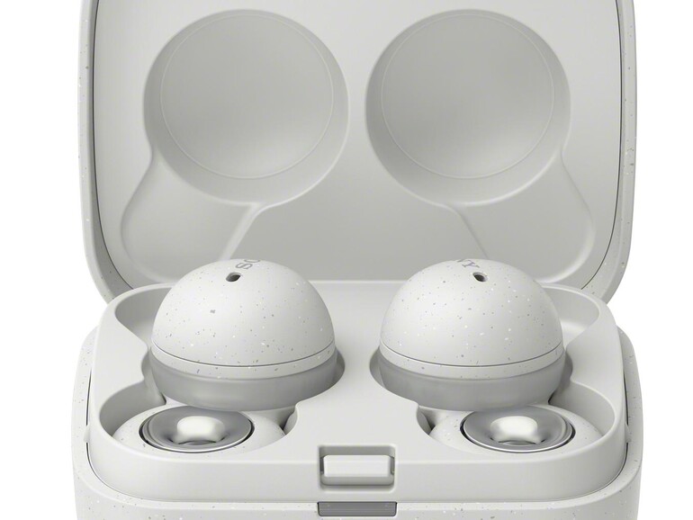Ein ganz eigenes Konzept: Die Sony Linkbuds unterteilen sich in einen ringförmigen Treiber und eine Kapsel, die Akku und Elektronik enthält.