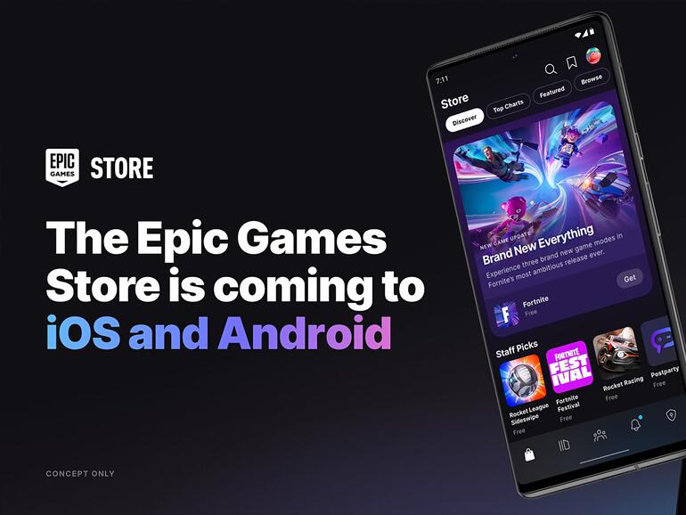 Epic Games Store kommt zu iOS und Android: Ankündigung auf Twitter.