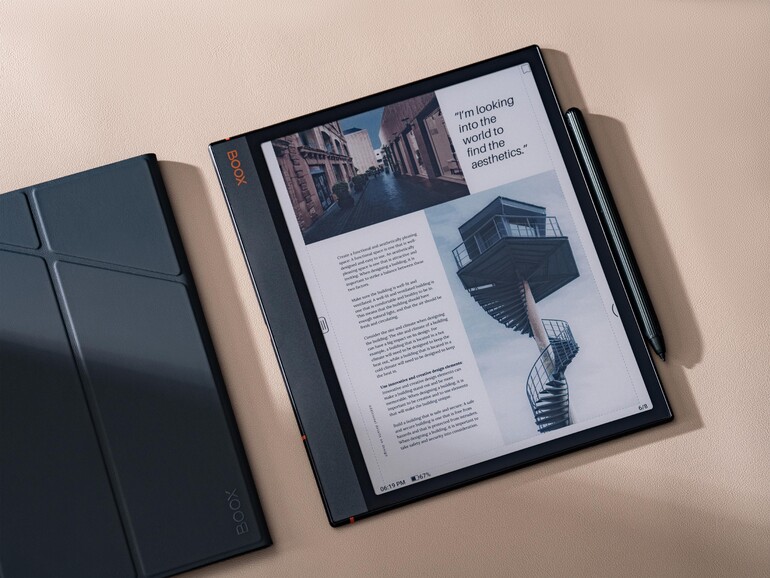 Das Boox Note Air 3 C bietet ein E-Ink-Display mit bis zu 4.096 Farben – alternativ ist es mit einem monochrome Bildschirm erhältlich.