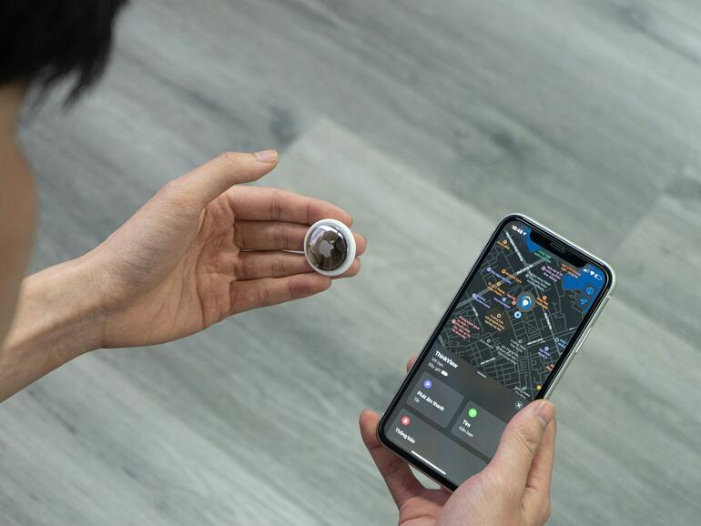 AirTags im „Wo ist?“-Netzwerk: „Finde mein Gerät“ von Google funktioniert sehr ähnlich.