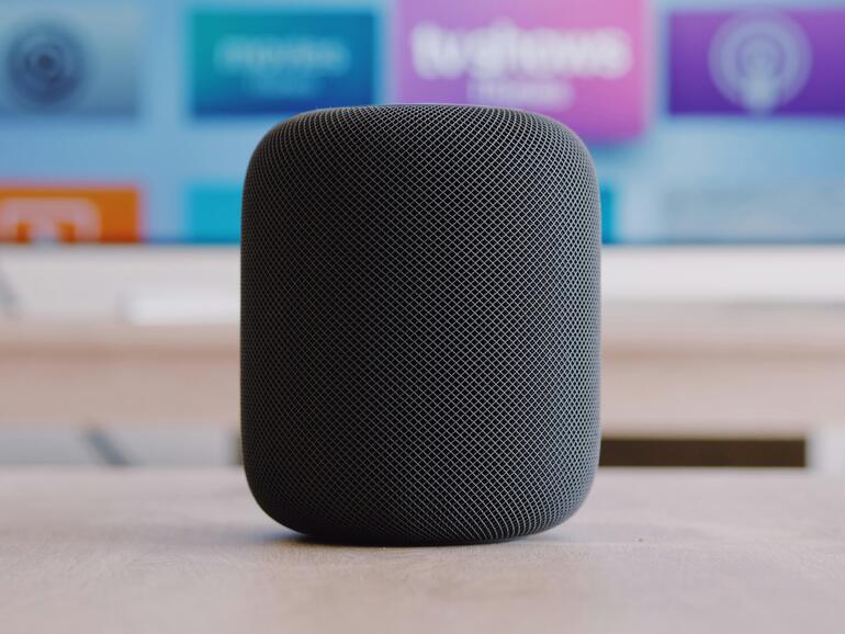 Momentan zeigt der HomePod nicht viel an – aber das könnte sich ändern.
