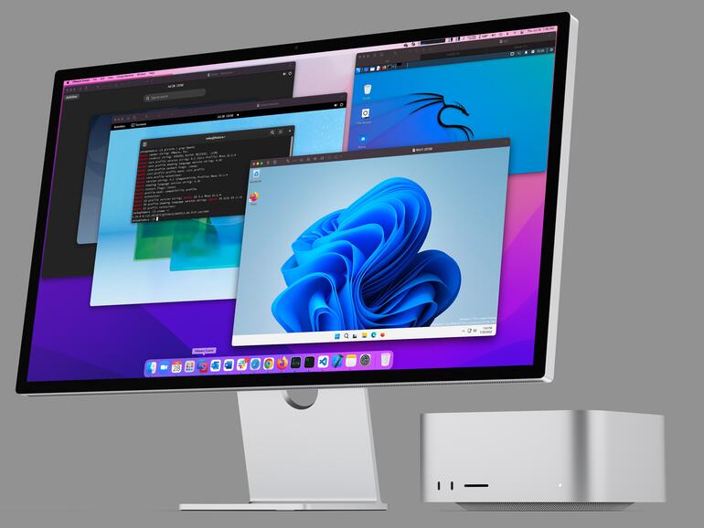 VMware Fusion auf einem Mac Studio