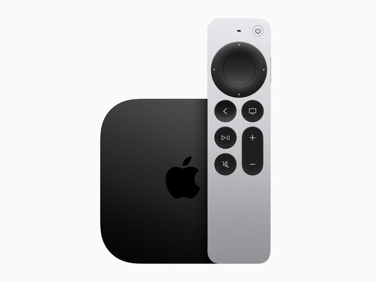 Apple TV 4K samt Siri-Fernbedienung