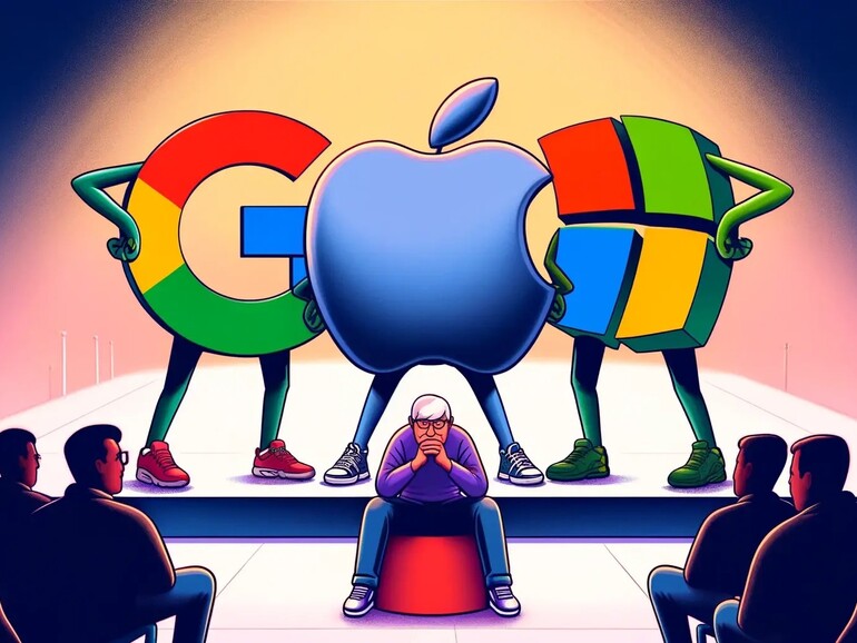 Tim Cook unter Druck: Google und Microsoft sind Apple im Hinblick auf KI voraus, die WWDC-Keynote wird zum Schicksalmoment.