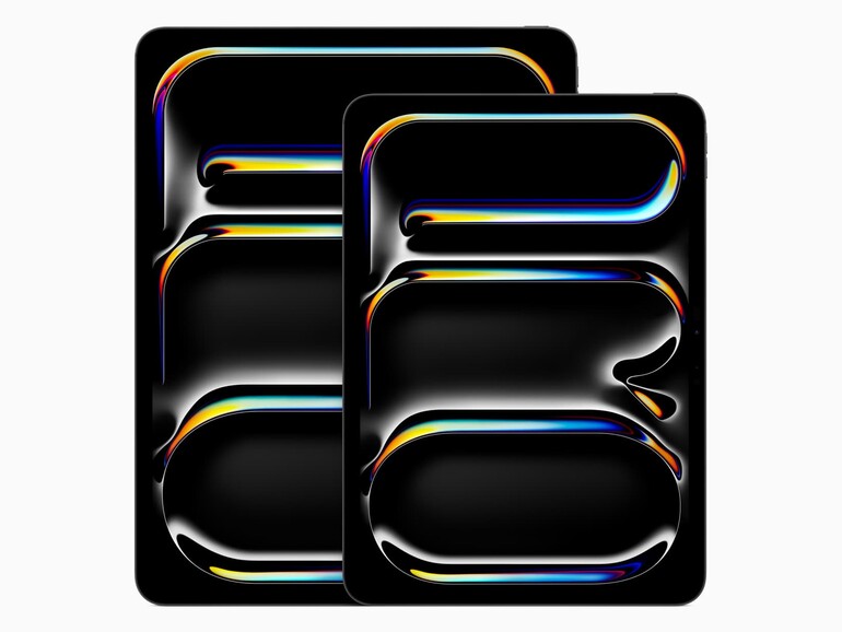 Echtes Schwarz, tolle Kontraste: Mit den Tandem-OLED-Displays führt Apple seine iPad-Pro-Modellreihe auf ein neues grafisches Hoch.