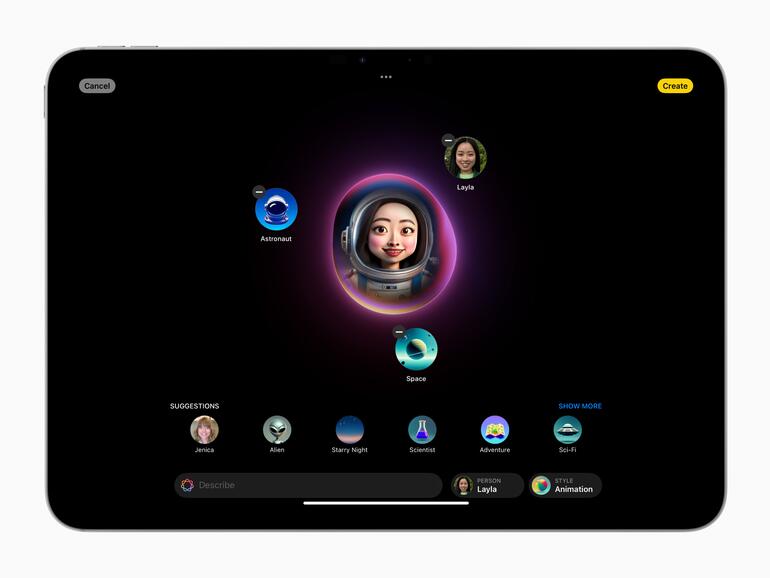 Apple Intelligence: Bilder-Spielplatz als App