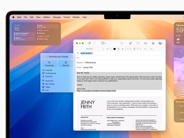 AI ermöglicht Tools, die beim Schreiben helfen. Korrekturlesen, Umschreiben und das Ganze in verschiedenen Stilen.