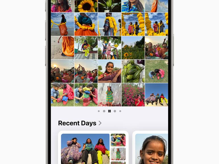 Die Fotos-App erstrahlt in neuem Glanz