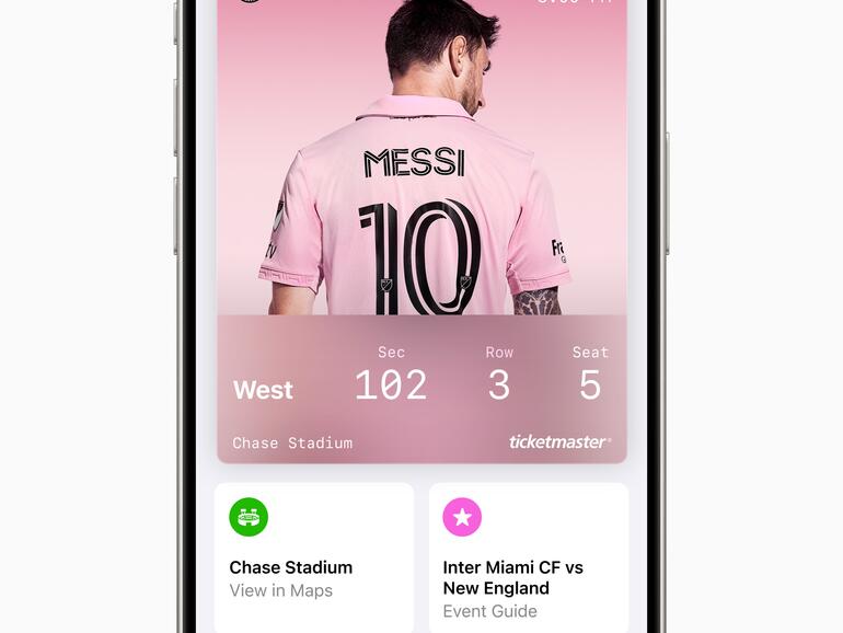 Wallet zeigt weitere Informationen an