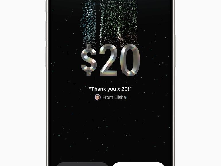 Tap to cash: Bezahlen geht einfach durch Annäherung zweier iPhones