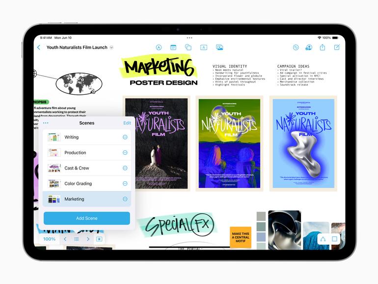 Freeform erlaubt die jetzt verschiedene Szenen
