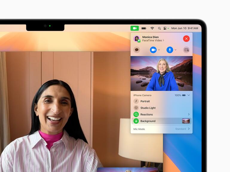 Eigene Hintergründe für Video-Calls