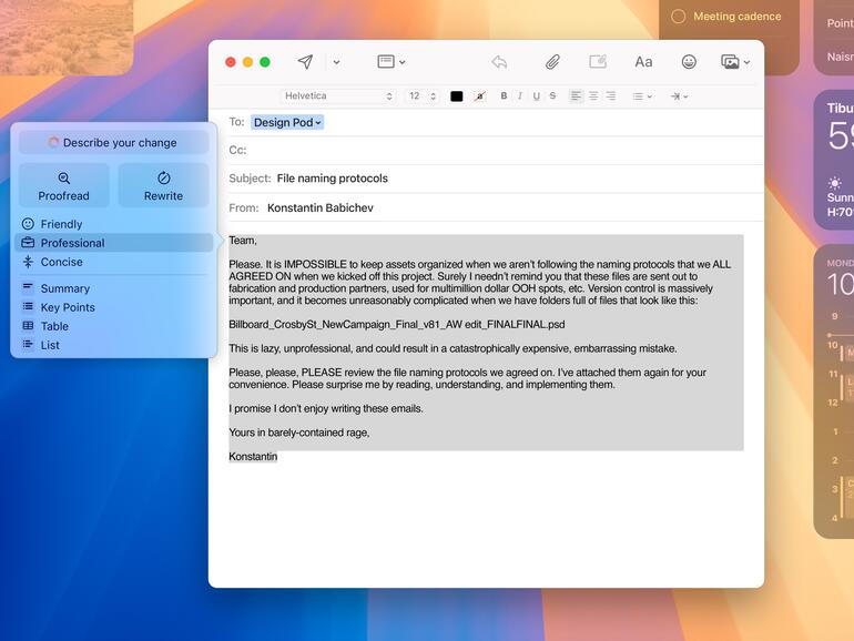 Umschreiben von Texten in verschiedenen Stilen