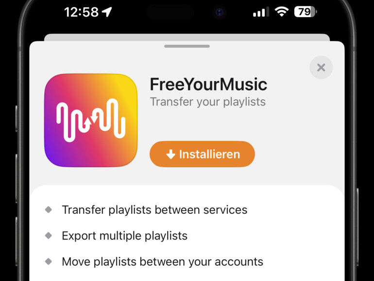 Die App FreeYourMusic bringt deine Playlists von einem Streaming-Anbieter zum nächsten.