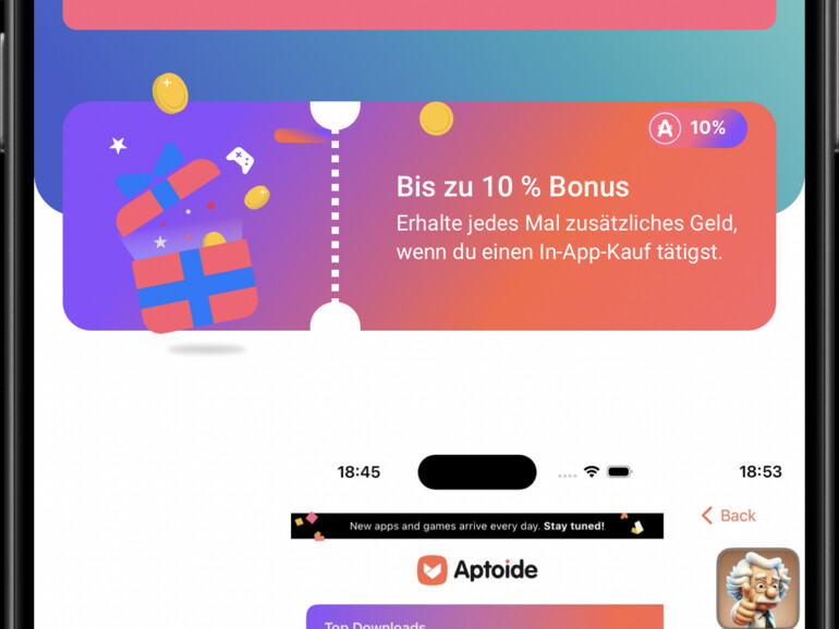 Zugang zum Aptoide iOS Store bekommst du zur Zeit nur per Einladungs-Code.