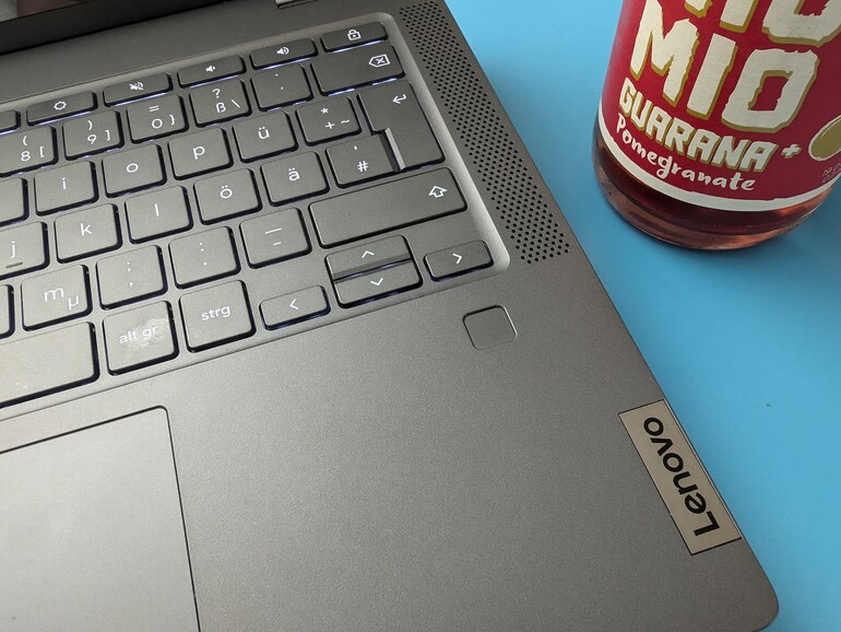 Immer gern gesehen: Ein Fingerabdruckscanner sorgt fürs schnelle Einloggen.