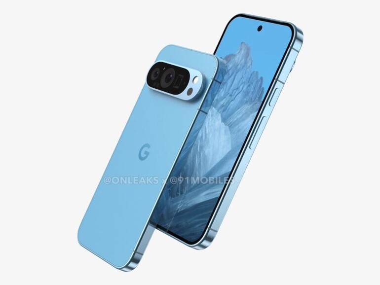 Erste Leaks zeigen ein vom Design des iPhone inspiriertes Pixel 9.