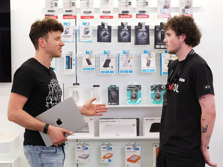 Mehr Speicher am MacBook – bei COMSPOT gibt es jede Menge schnelle, externe SSDs.