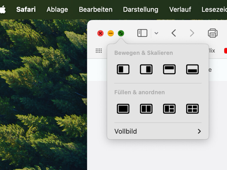 Automatische Fensteranordnung