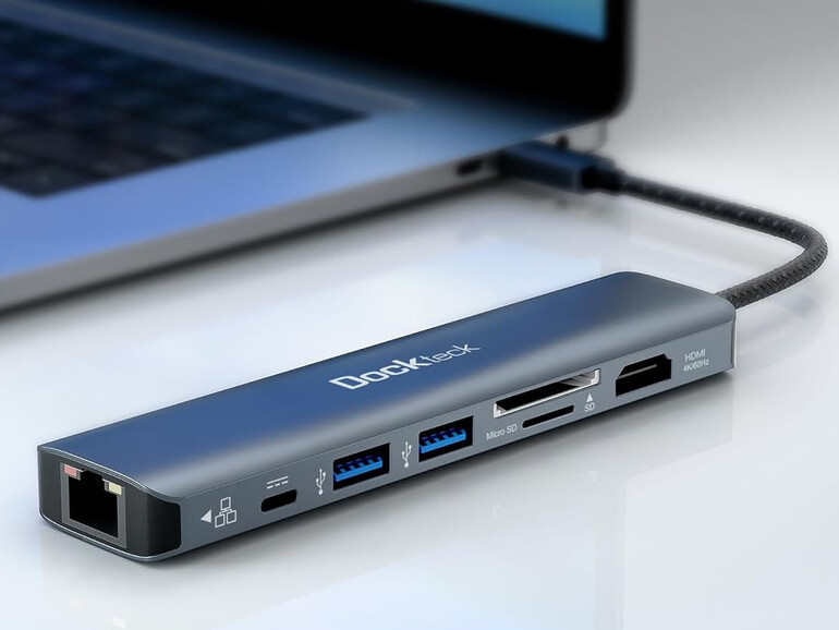 Mit einem USB-C-Adapter lassen sich einfach und kostengünstig fehlende Schnittstellen nachrüsten.