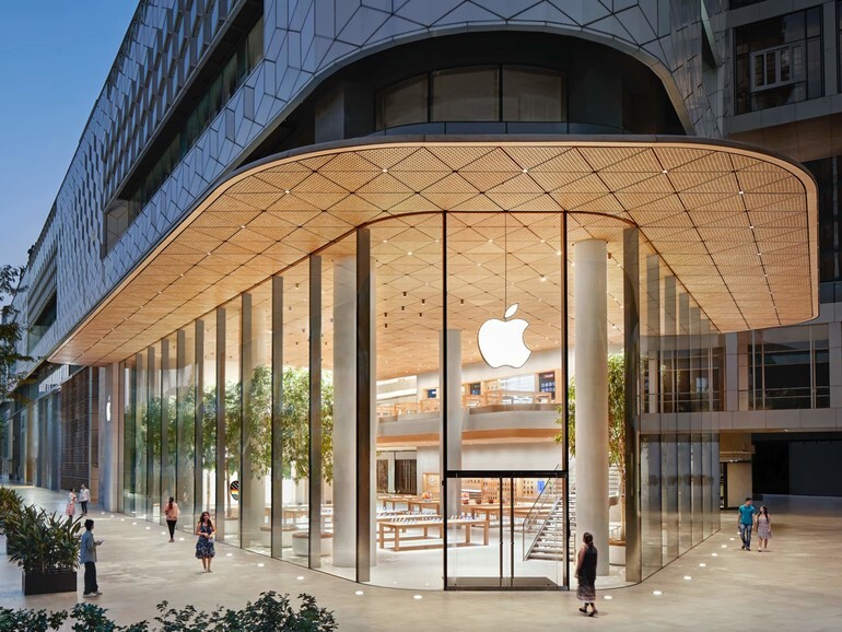 Apple Store in Mumbai, Indien.