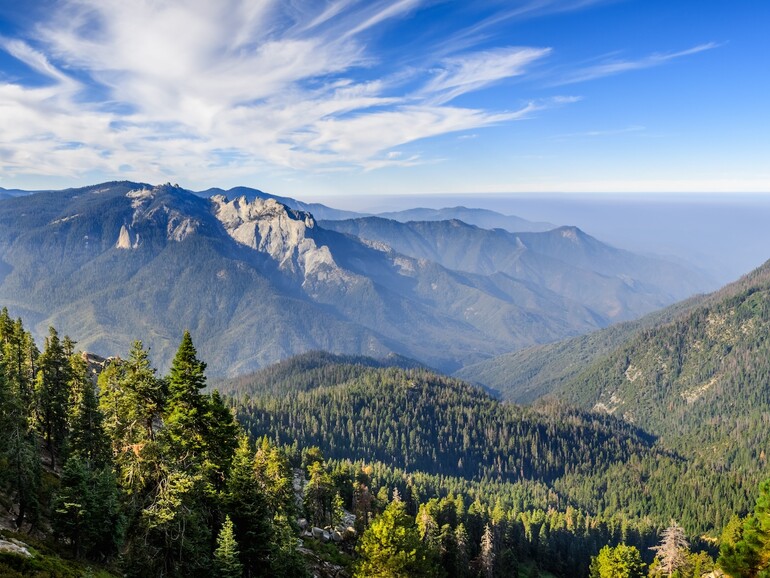 Gutes Image und riesig: die Sierra Nevada in Kalifornien