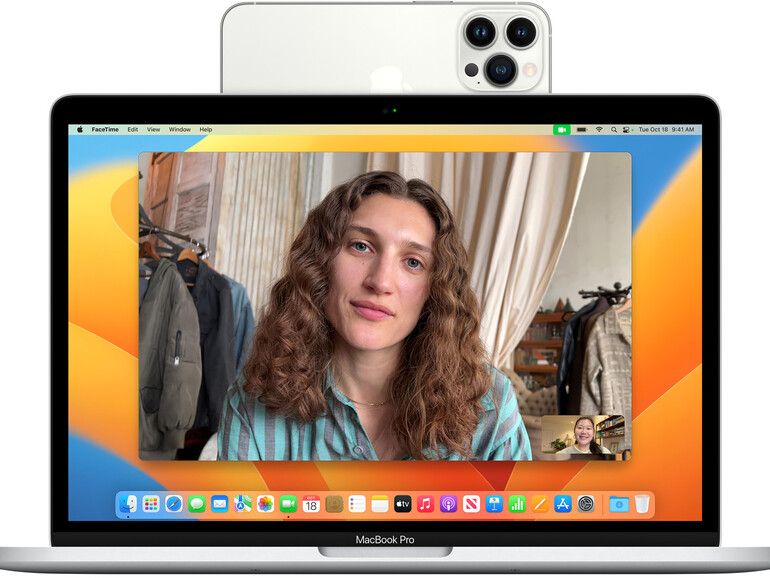 Mit der Integrationskamera-Funktion kann dein altes iPhone die neue Webcam an deinem Mac werden.