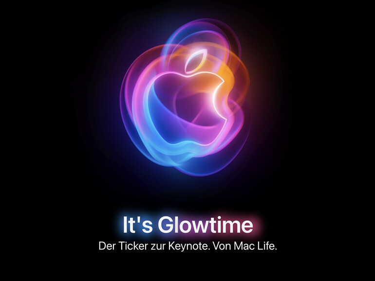 Ticker zur „It’s Glowtime“-Keynote von Apple