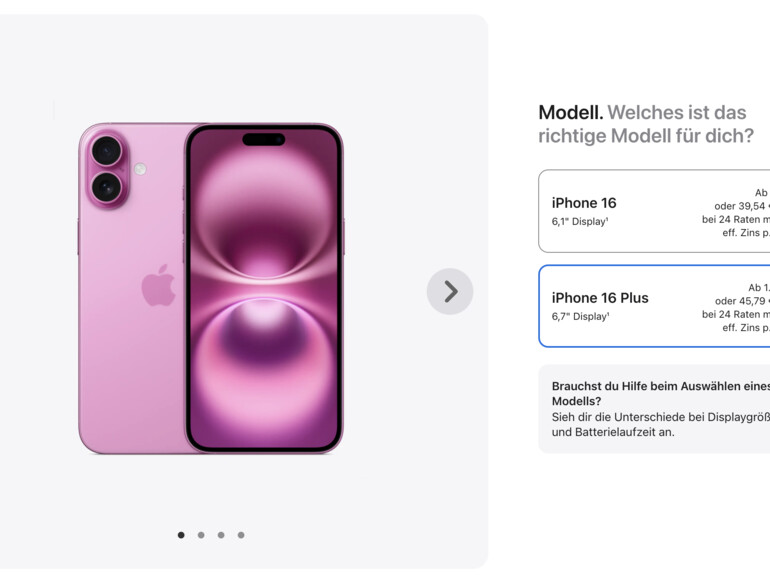 Vorbestellung ab 13.09. für das iPhone 16 und 16 Plus