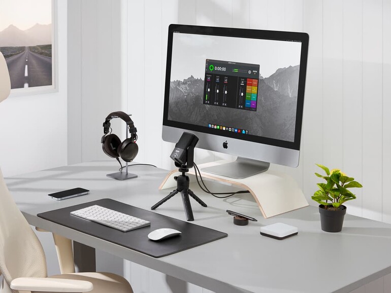 Die optimale Anordnung – leider ist sie im Homeoffice nur selten zu gestalten.