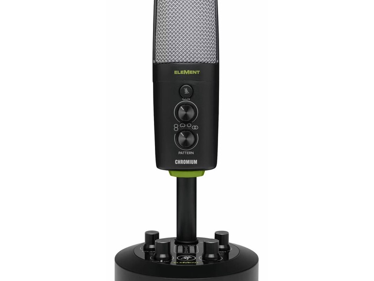 Das Mackie EM-Chromium verbindet ein hervorragendes USB-Mikrofon mit einem kompletten Audiointerface.