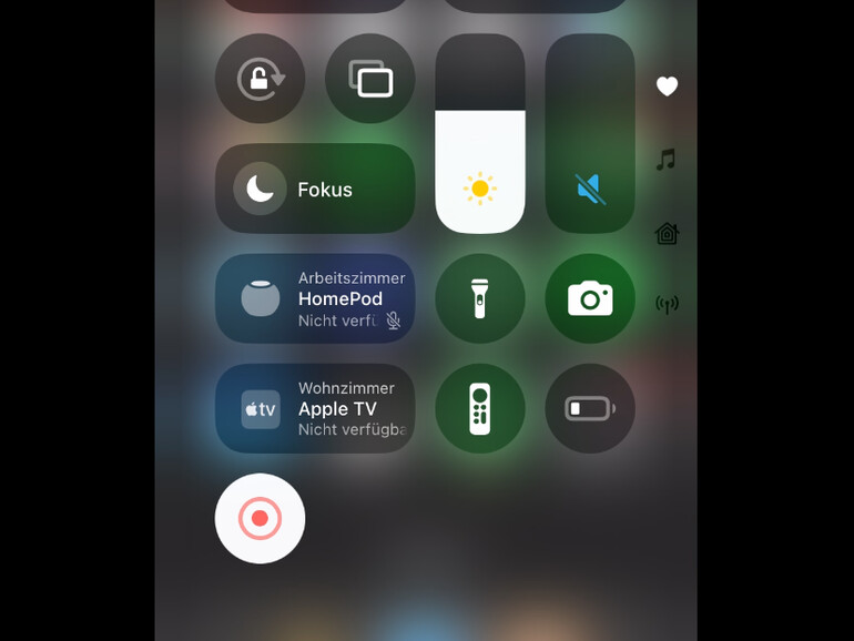 Mit der Fotos-App bearbeitest du deine Bildschirmaufnahmen.