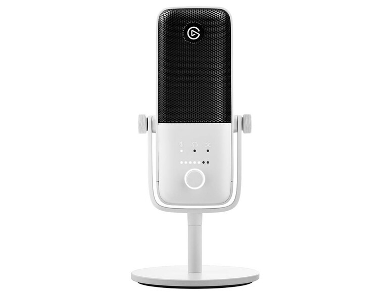 In Schwarz und Weiß erhältlich: Das Elgato Wave 3 nutzt edle Komponenten der Wiener Mikrofonschmiede Lewitt.