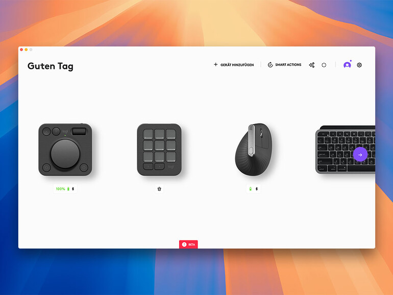 Die MX Console erweitert die Logitech-Familie.