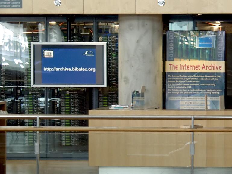 Internet Archive in der Bibliotheca Alexandrina