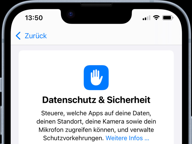 Apple hat die Sicherheitseinstellungen neu gestaltet und Funktionen für einen flexibleren Schutz der Kontaktdaten hinzugefügt.