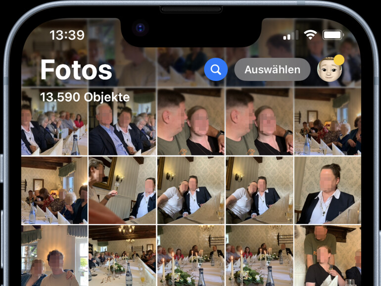 Die Oberfläche vereint alle Inhalte auf einem großen Bildschirm. Oben blätterst du durch die Mediathek, unten durch die verschiedenen Bereiche und automatisch generierten Sammlungen.