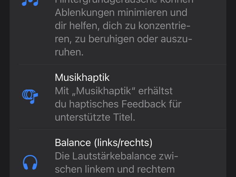 Deine für dich wichtigste Hörhilfe kannst du auf die Aktionstaste legen und somit schnell ein- und wieder ausschalten.