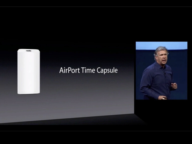 2013 aktualisierte Apple die Time Capsule das vorerst letzte Mal und vergrub die Ankündigung neben dem neuen MacBook Air.