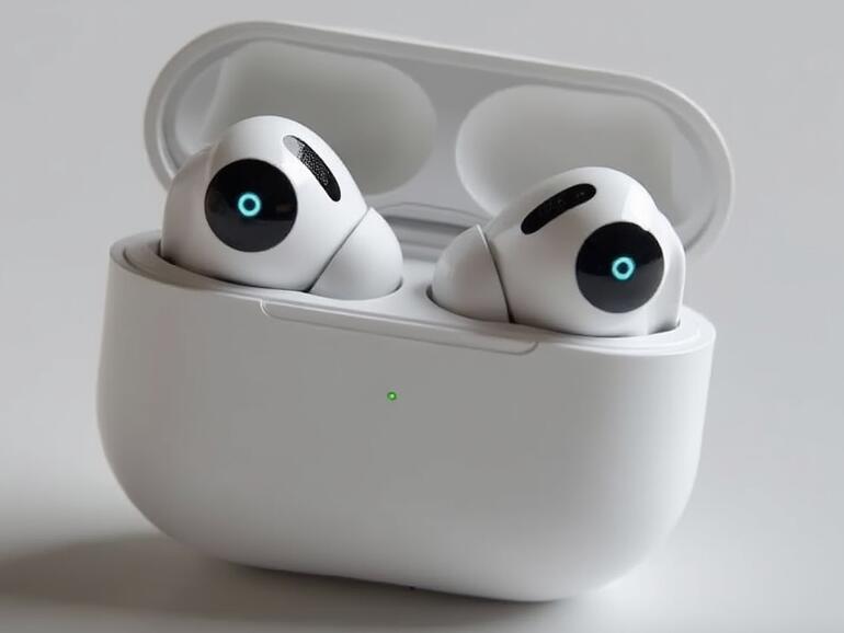 So stellt sich die KI AirPods mit Kameras vor