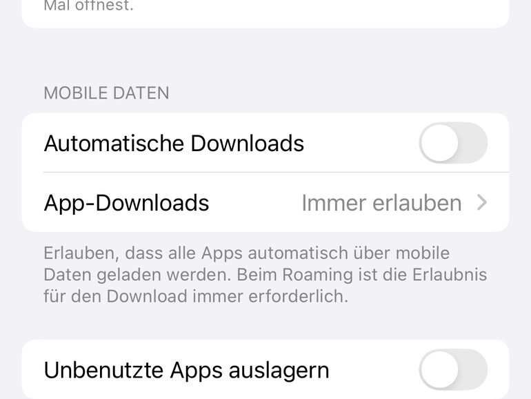Alternative App-Marktplätze erhalten im Gegensatz zum App Store eigene Updates als Download.