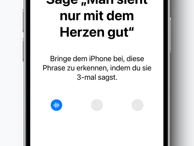 Man sieht nur mit dem Herzen wirklich gut, wusste der kleine Prinz und nun auch das iPhone