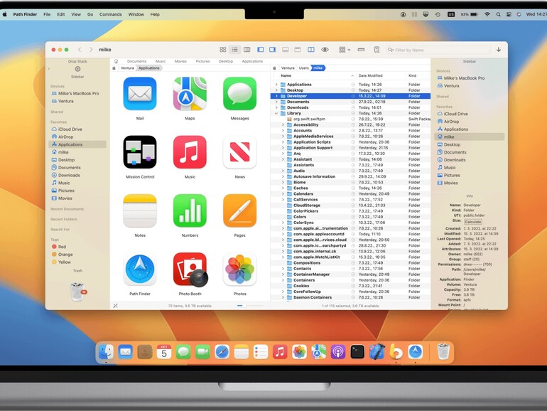 Pathfinder ist eine komplett neue Benutzeroberfläche für deinen Mac – den du aber trotzdem noch wiedererkennst.