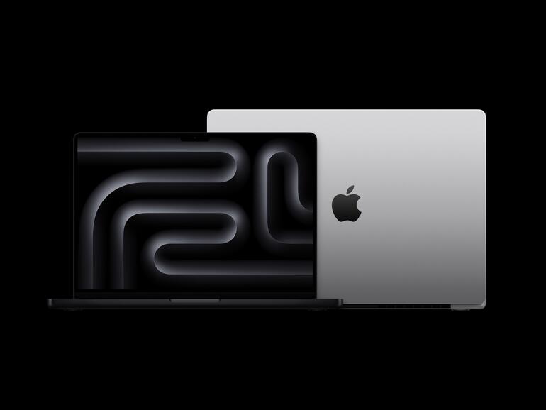Sehen äußerlich ihren Vorgängern zum Verwechseln ähnlich: MacBook Pro mit M4-Chip in 14 und 16 Zoll
