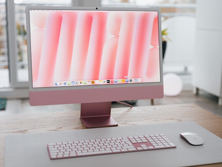 Auf dem Weg zum Klassiker: Am Design des iMac verändert sich auch in der M4-Ära nichts.
